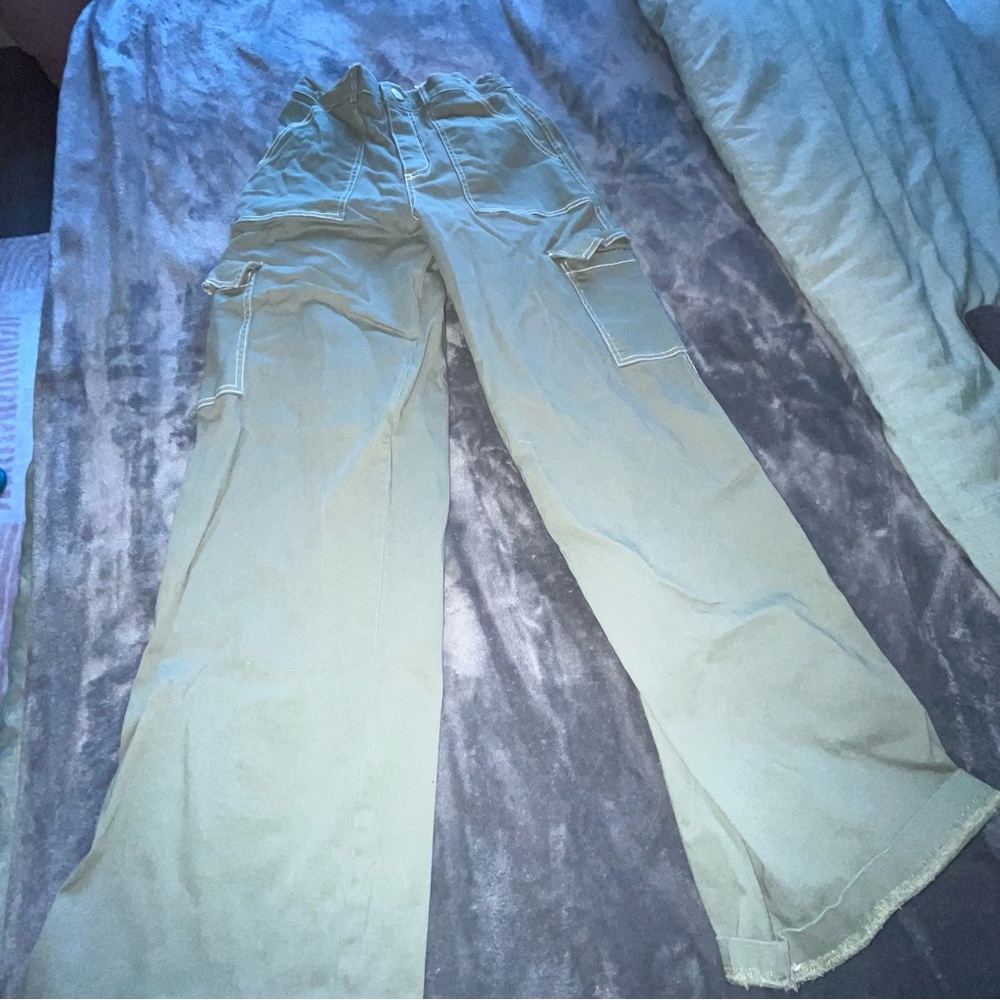 Rachel Paige - olive Green Cargo Pants